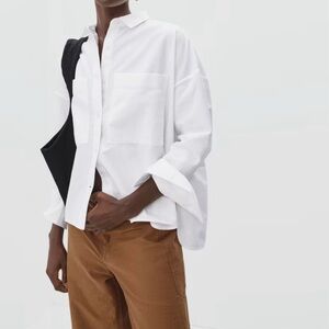 EVERLANE  The Boxy Oxford S / White
Worn 4 times